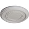 Ekena Millwork Federal Roped Small Ceiling Medallion (Canopies up to 6"), 12 5/8"OD x 1 1/8"P, Ultra Pure White CM12FEUWF - alternate 4